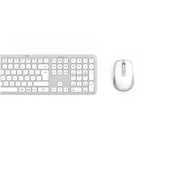 Hama WKM-550 Multi-Device-Tastatur-Maus-Set, weiß, USB/Bluetooth, DE (173066)