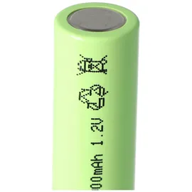 AccuCell NiMH Akku Flat Top Mignon AA 900mAh Industrieausführung mit flachem Pluspol