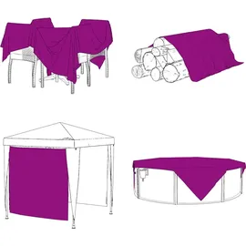 vidaXL Pflanzenabdeckung mit Ösen 2 x 4 m Pflanzenschutz