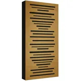 Addictive Sound Akustikpaneele Holz - Schalldämmung AbFuser Wood - Akustikplatten Perfekt zum Hause, Studio, Konferenzraum, Club - Acoustic Panel mit den Maßen 100x50x11,5 cm - Hellbraun