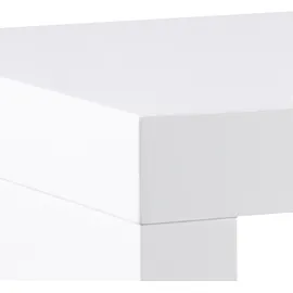 SalesFever Bartisch 130 x 105 x 60 cm Weiß Hochglanz