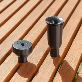 esotec Teichpumpe Wasserspiel Solar-Springbrunnen Kit 12/650 PRO Set