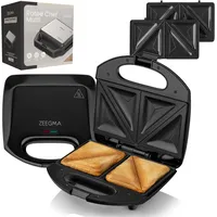 Zeegma ROTEE BASE BLACK Sandwichtoaster, Brottoaster. Leistung von 750