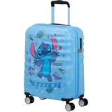 American Tourister Wavebreaker Disney 4-Rollen Cabin 55 cm / 36 l blau/silber