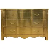 Casa Padrino Luxus Barock Kommode mit 3 Schubladen 121 x 50 x 86 cm Gold