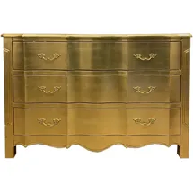 Casa Padrino Luxus Barock Kommode mit 3 Schubladen 121 x 50 x 86 cm Gold