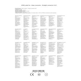 ich-zapfe Gerader Verbinder für Schlauch 5/16" 0,02 m