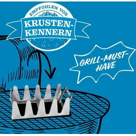 bbq rescher Multi-Grillständer 19,5 x 9,5 x 7 cm