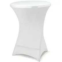VCM Stehtischhusse Weiß