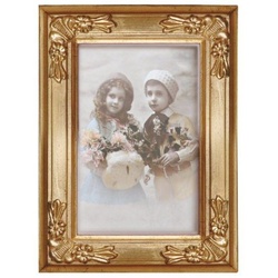 Casa Padrino Barock Bilderrahmen 19 x 14 cm Gold - Bilder Rahmen Foto Rahmen Jugendstil Antik Stil Mod AX29