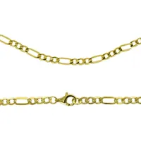 Firetti Collierkettchen »Schmuck Geschenk Gold 333 Halsschmuck Halskette Goldkette Figarokette«, Made in Germany 55880358-50 gelbgoldfarben