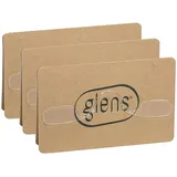 glens Mini Lesebrille | Lesebrille +3.0 in ECO Pack | Packung mit 3 rutschfesten Lesebrillen für Herren und Damen | Armlose Notfallbrille im Taschenformat | Erhältlich in verschiedenen Stärke