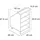 Vicco Regal Dachschrägenschrank Rion 40 x 46 x 81,6 cm Weiß