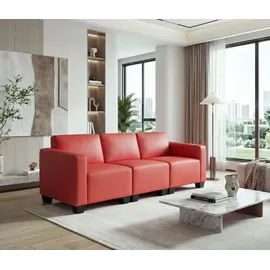 MCW 3-Sitzer Sofa rot
