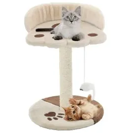 vidaXL Katzen-Kratzbaum Sisal 40 cm beige und braun