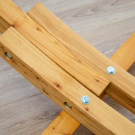 AMANKA Großes Hängemattengestell Outdoor Holz