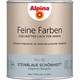 Alpina Feine Farben Lack 750 ml No. 16 steinblaue schönheit