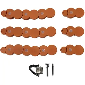 Hti-Living Beeteinfassung 950 cm rot