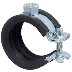 Gelenk-Rohrschelle ''Praktic'' für Rohr 31 - 36 mm mit Kippschraube und Schallschutzeinlage