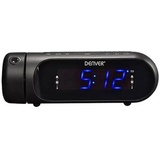 Denver CPR-700 Radiowecker UKW USB Weckfunktion, Akku-Ladefunktion Schwarz