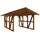SKANHOLZ Skan Holz Schwarzwald Einzel 4,24 x 6,00 m nussbaum ohne Rückwand