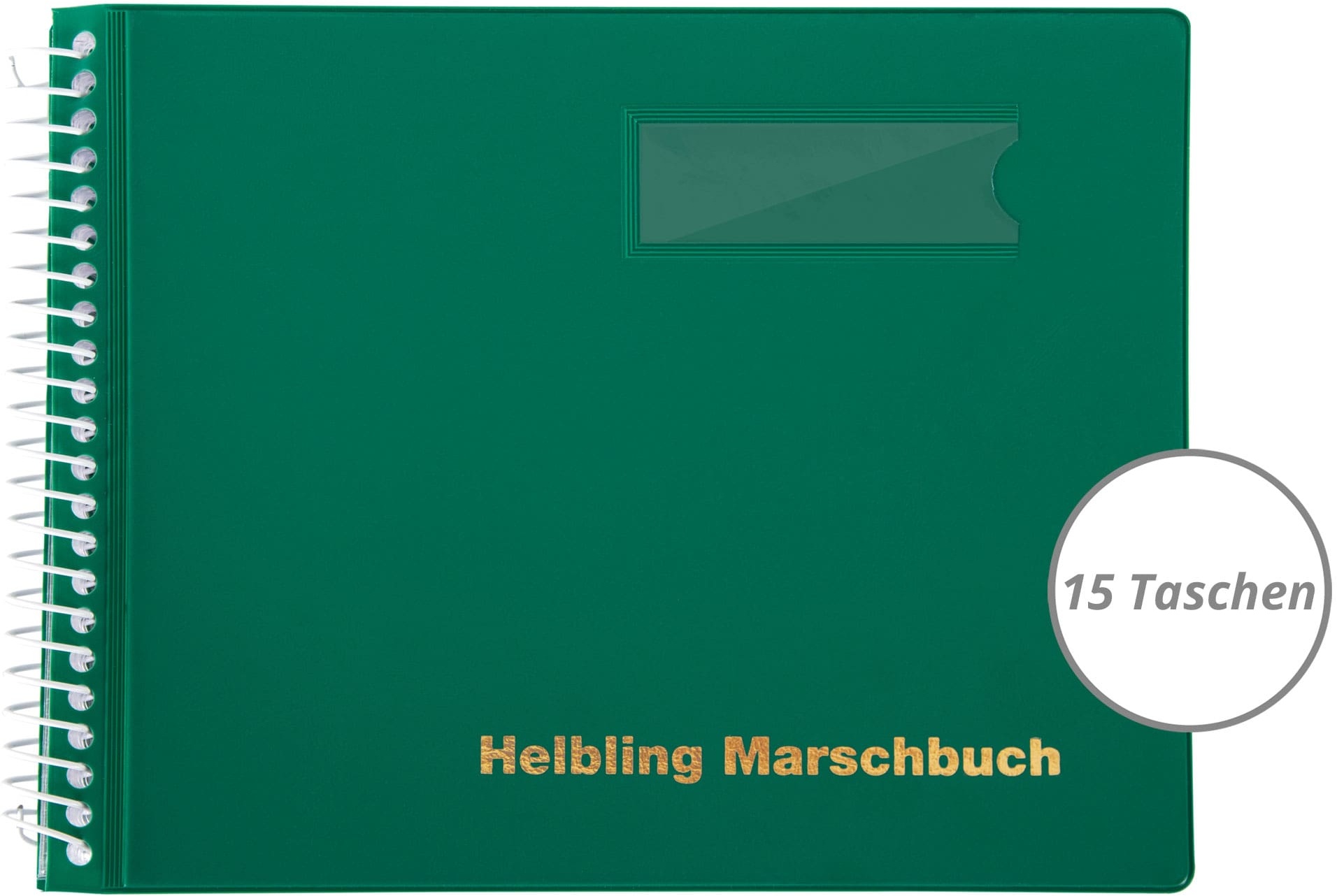 Helbling BMG15 Marschbuch grün 15 Taschen