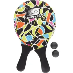 SUNFLEX Beachball-Set Neopren, Schwarz/Weiss/Pink/Grün/Blau/Orange, ONE SIZE