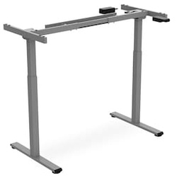DIGITUS Elektrisch höhenverstellbares Tischgestell, Single-Motor, 2-Stufen, Grau