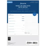 Filofax Kalender A5 1 Woche auf einer Seite + Not.mehrsp.2026