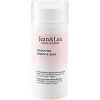 Jean & Len Parfumfreies Serum Mandelöl & Niacinamide, für empfindliche Haut geeignet, hilft bei der Hautberuhigung, pflegt die Haut sanft, ohne Parabene & Silikone, vegan, 30 ml