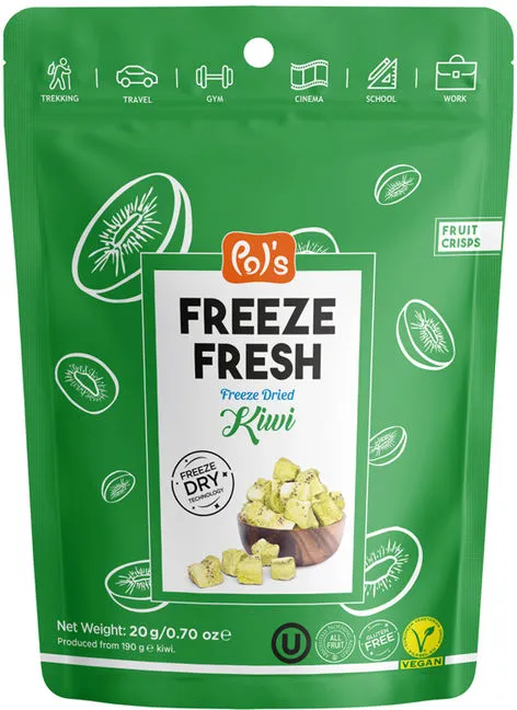 Pol"s Freeze Fresh Gefriergetrocknete Kiwis'