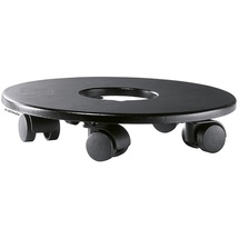 LECHUZA Rolluntersetzer Classico 60 Schwarz Ø 37 cm