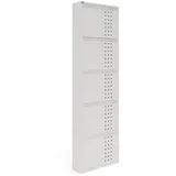 Kaufexpress GmbH Schuhschrank Metall-Schuhregal „Dublin“ mit 4/5 Klappen, Modernem Lochmuster Platzsparender Schuhschrank aus Metall mit moderner Front“ weiß