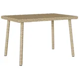 vidaXL Garten-Couchtisch Rechteckig 60 x 40 x 37 cm Beige