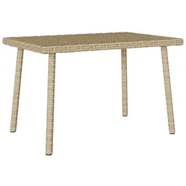vidaXL Garten-Couchtisch Rechteckig 60 x 40 x 37 cm Beige