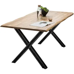 SIT Möbel TABLES & CO Esszimmertisch Stahl/Mango sägerau - Used Lock