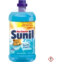 Sunil 2in1 flüssig Vollwaschmittel mit Kuschelweich Duft 20WL 1320ml