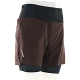 Salomon Sense Aero 2in1 herren Laufshort-Braun-M