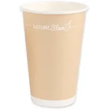 Nature Star Kaffeebecher Papier 300 ml 50 St. Braun