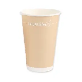 Nature Star Kaffeebecher Papier 300 ml 50 St. Braun