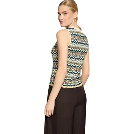 Zero Stricktop mit Muster in Nature/Brown | Gr.: 38