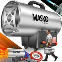 Masko MASKO® Gasheizgebläse Gasheizer Heizkanone Gasheizstrahler Bauheizer Gas Heizgerät