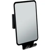 Wenko Antibeschlagspiegel Quadro 14 x 19,5 cm Schwarz