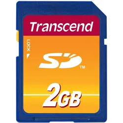 Transcend Flash-Speicherkarte - 2 GB - SD