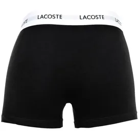 Lacoste Boxershorts Cotton Stretch Schwarz S 3er Pack