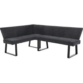 Jockenhöfer Gruppe Eckbank »Emporio«, links oder rechts montierbar, 200x154 cm, Taschenfederkernpolsterung grau