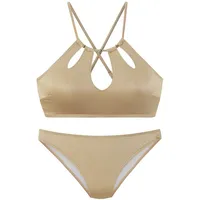 LASCANA Bustier-Bikini Damen Gold 38