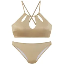 LASCANA Bustier-Bikini Damen Gold 38