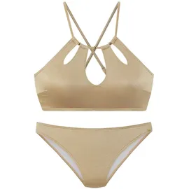 LASCANA Bustier-Bikini Damen Gold 38