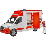 Bruder 02676 - MB Sprinter Ambulanz rot/weiß 1:16
